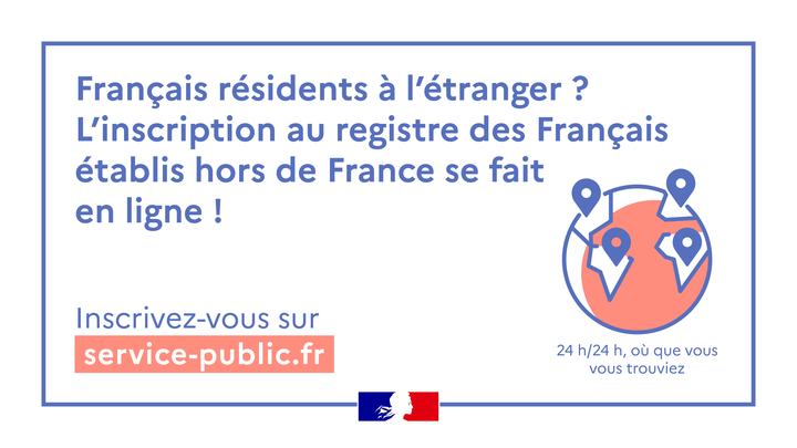 Inscription en ligne sur le registre des Français établis hors de (...)